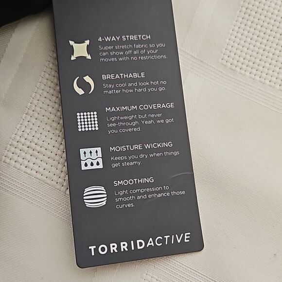Torrid 2 Piece Active Wear High-Rise Leggings With Crop Top M/L 10 Black - Picture 12 of 16
